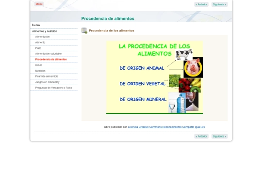 exelearning/procedencia_de_alimentos screenshot