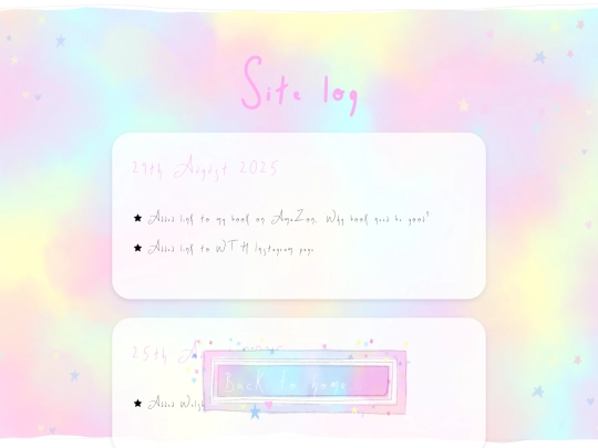 Sitelog screenshot