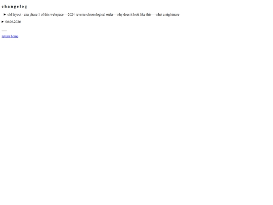 changelog screenshot