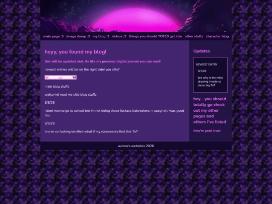 myblog screenshot