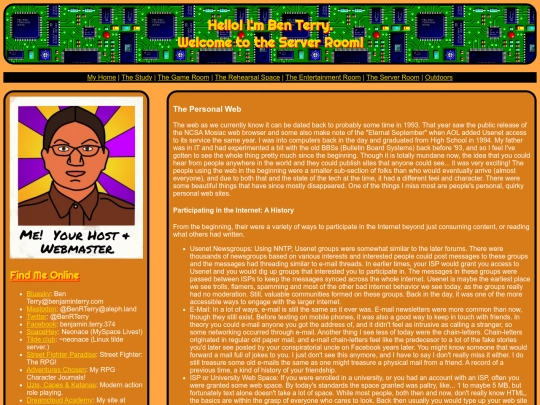 personalweb screenshot