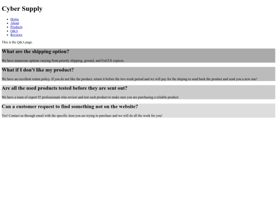 QA screenshot