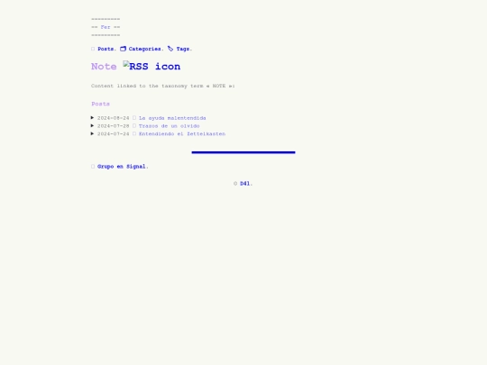 categories/note screenshot