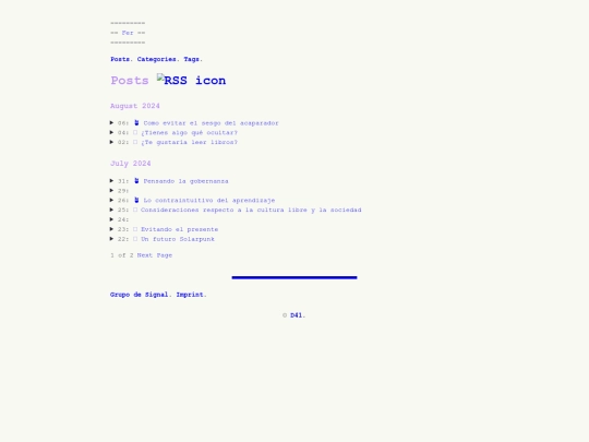 posts/page/1 screenshot