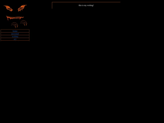 writing screenshot