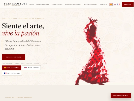 FLAMENCO WEB V2/Home.dc screenshot