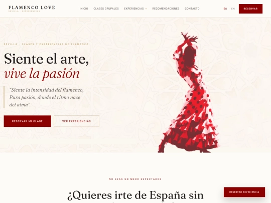 FLAMENCO WEB/Home.dc screenshot