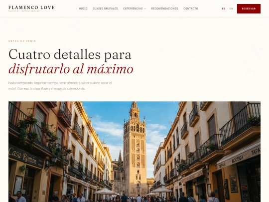 FLAMENCO WEB/Recomendaciones.dc screenshot