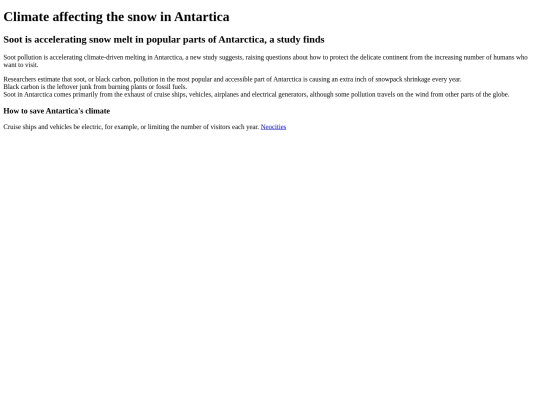 Newsarticle screenshot