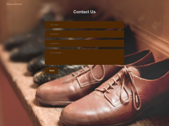 ShoesStore/contact screenshot