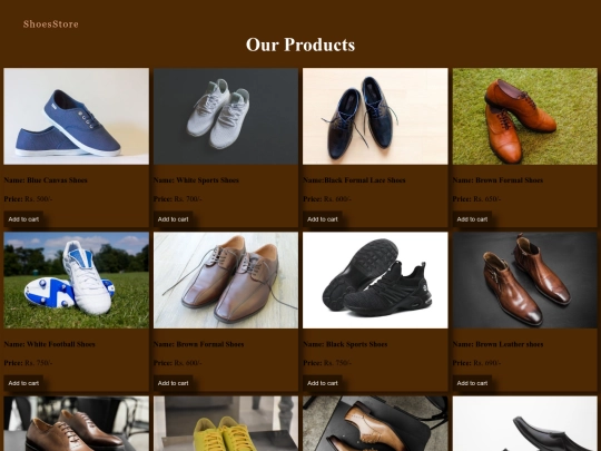 ShoesStore/product screenshot