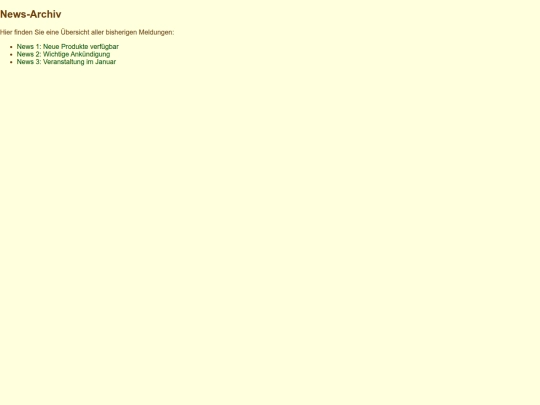 news-archiv screenshot