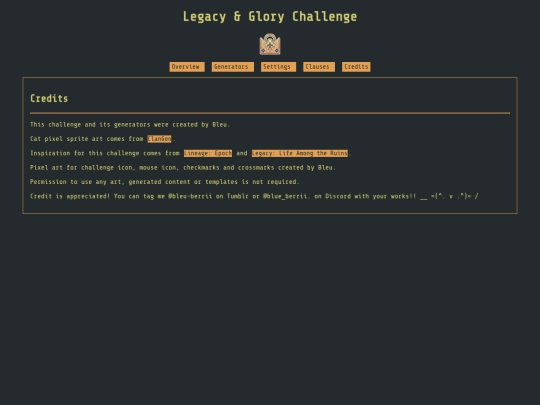 credits screenshot