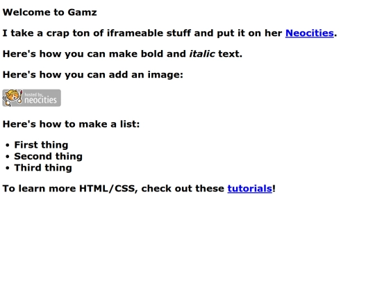 index screenshot