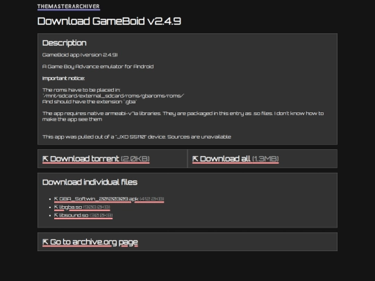 download/gameboid-v2.4.9 screenshot