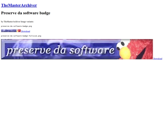 legacy/badge/preserve-da-software screenshot