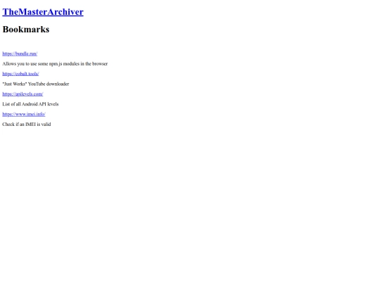 legacy/common/bookmarks screenshot