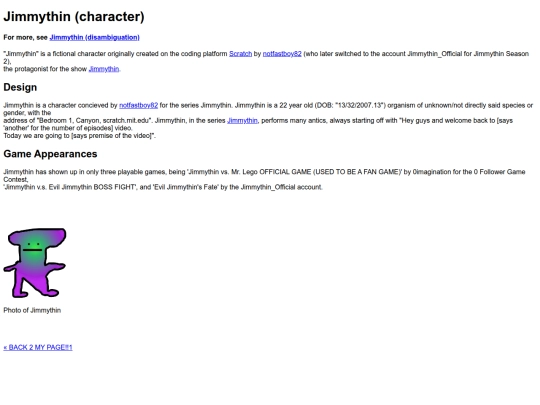 jimmythin_character screenshot