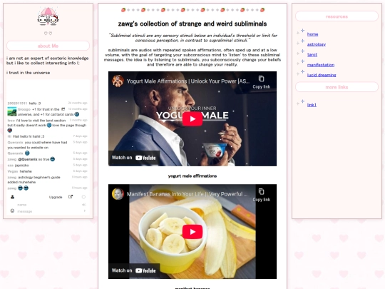 manifest/subliminals screenshot