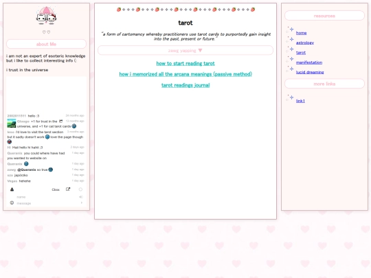 tarot screenshot