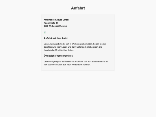 anfahrt screenshot