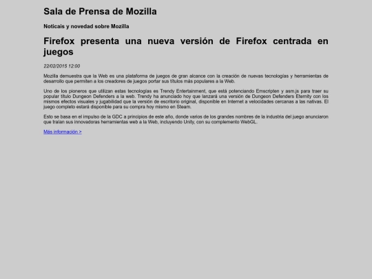 NovedadesMozillaOS/pagina2 screenshot