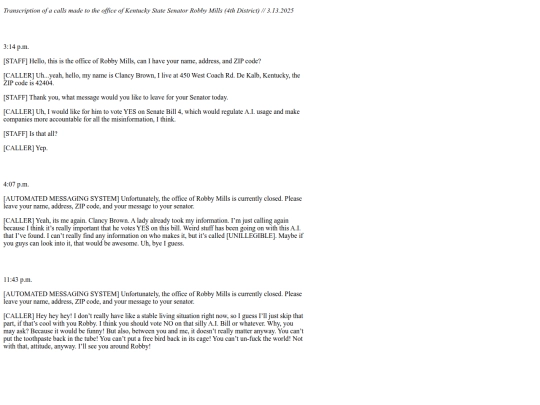 Transcript screenshot