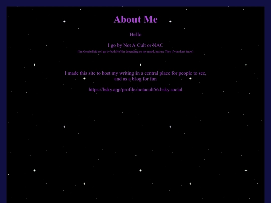 AboutMe screenshot
