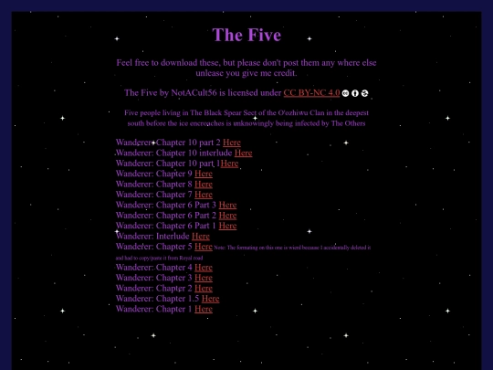 The5Chapters screenshot