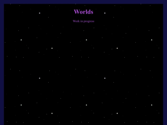 Worlds screenshot