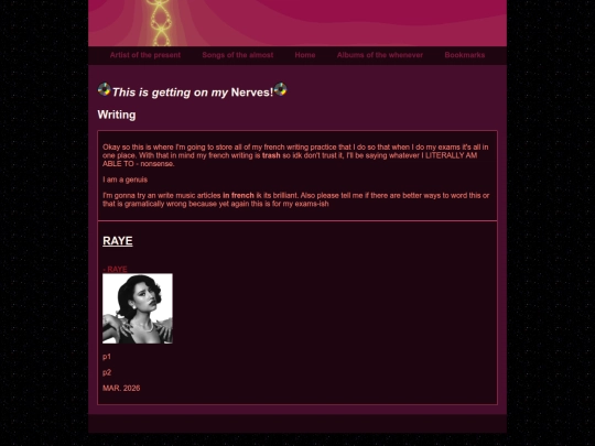 New web music/writing screenshot