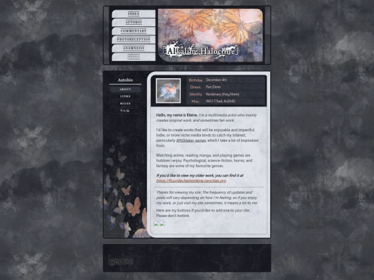 AUTOBIO screenshot