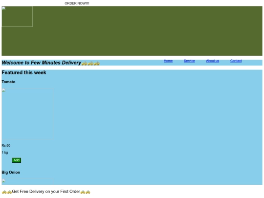 my website screenshot