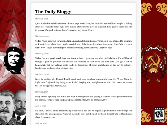 blog screenshot