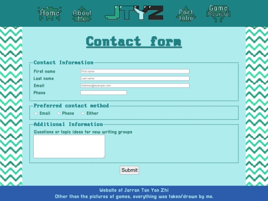 form screenshot