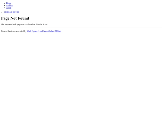 not_found screenshot