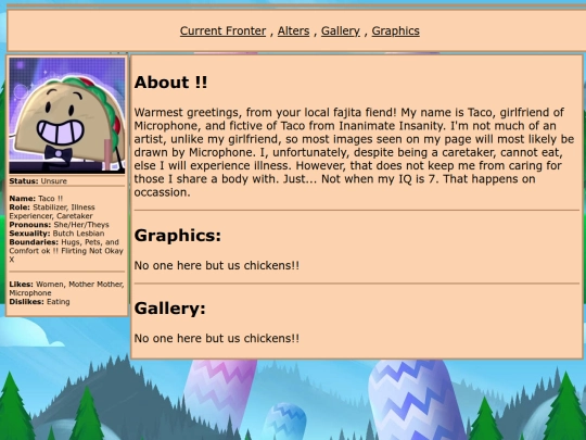alters/taco screenshot
