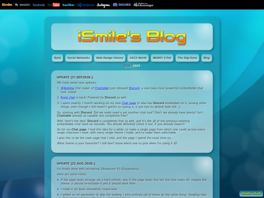 blog screenshot