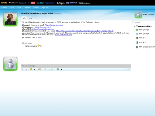 messenger screenshot