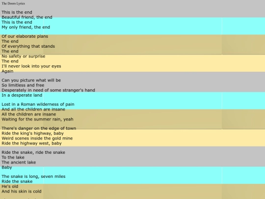the end screenshot