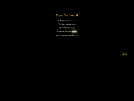 not_found screenshot