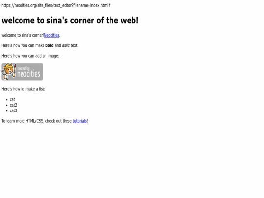 index screenshot