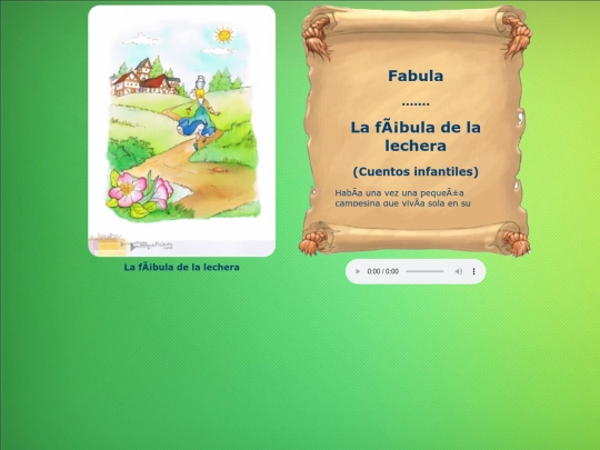 cuentos/lechera screenshot