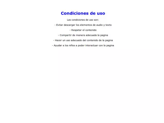 pw/condiciones screenshot