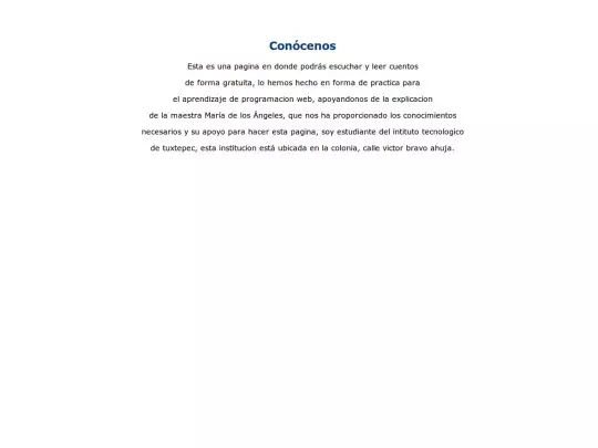 pw/conocenos screenshot