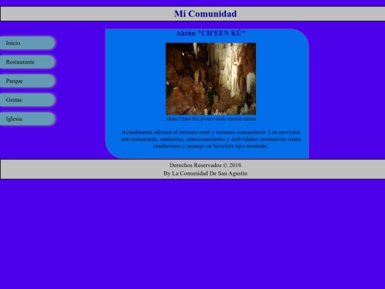 Actividad32Web/grutas screenshot