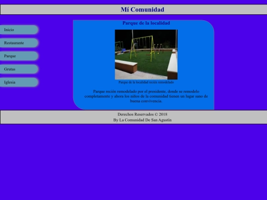 Actividad32Web/parque screenshot