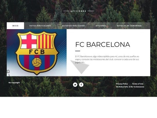 ProgWeb/Aficiones screenshot