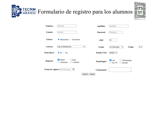 ProgWeb/FormularioDeRegistro screenshot
