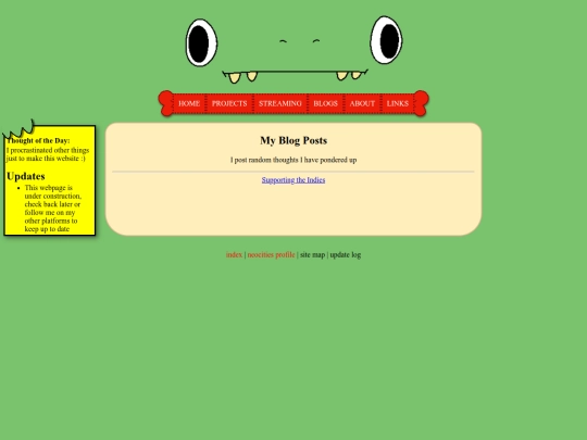 blogs screenshot